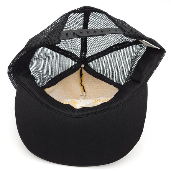 Vintage Niagara Falls Mesh Snapback Trucker Hat Black Gold Leaf Scramble Egg Cap - Picture 6 of 7